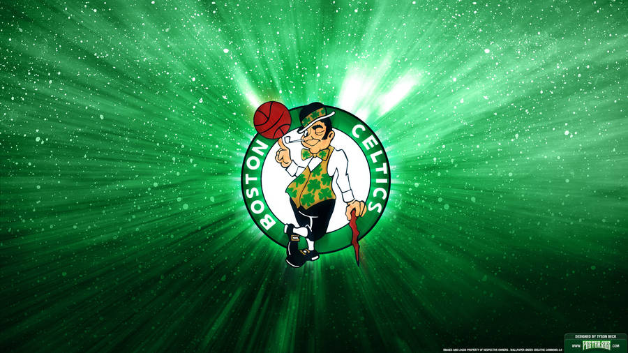 Boston Celtics Basketball Team Logo Wallpaper