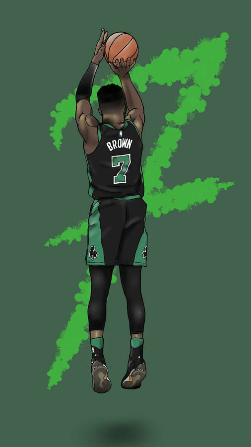 Boston Celtics Jaylen Brown 7 Wallpaper