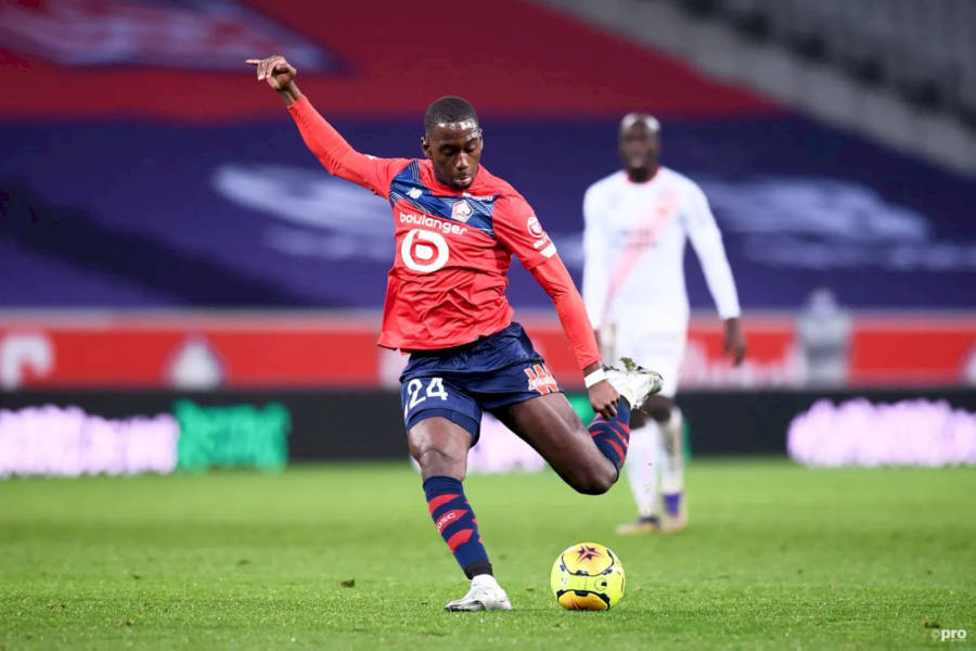 Boubakary Soumaré In Action Wallpaper