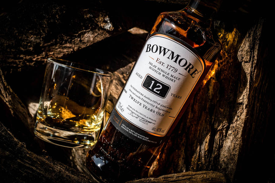 Bowmore Aged 12 Years Old Whisky Wallpaper