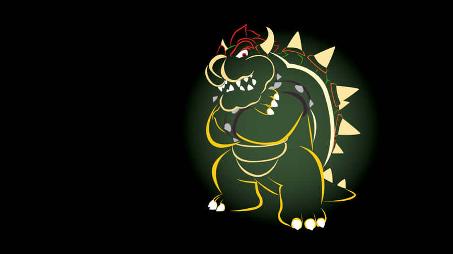 Bowser, The Iconic Fiery Villain Wallpaper