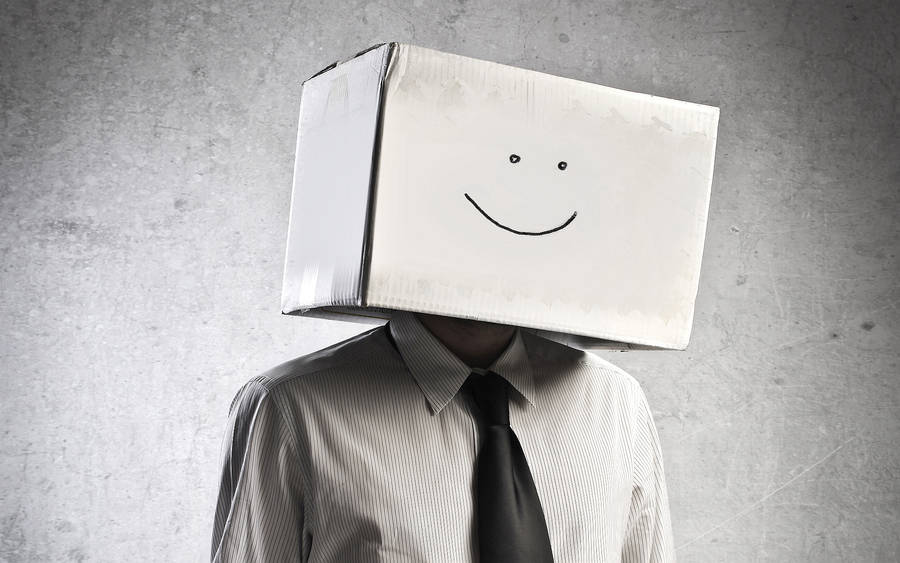 Box Man Smile Wallpaper