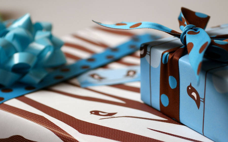 Box, Ribbon, Gift, Patterns Wallpaper