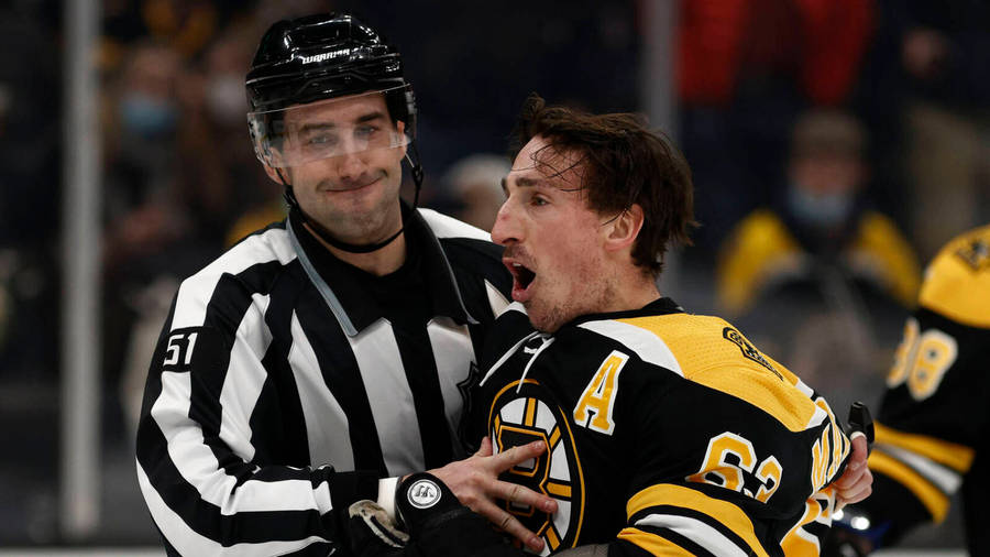 Brad Marchand Nhl Umpire Wallpaper