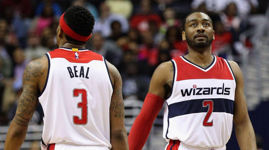 Bradley Beal Washington's Dynamic Duo Wallpaper