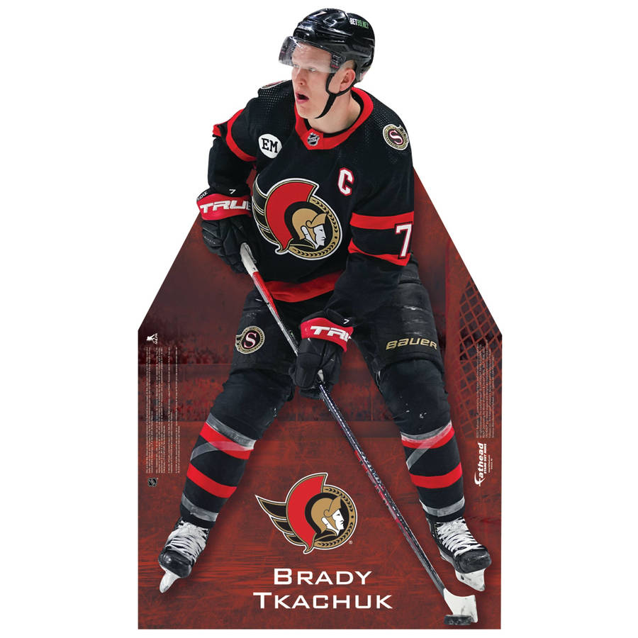 Brady Tkachuk Ottawa Senators Graphic Image Wallpaper