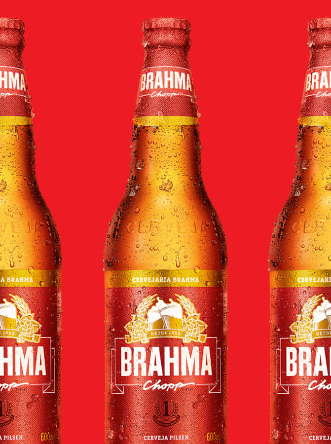 Brahma Chopp Pilsen Beer Bottles Digital Art Wallpaper