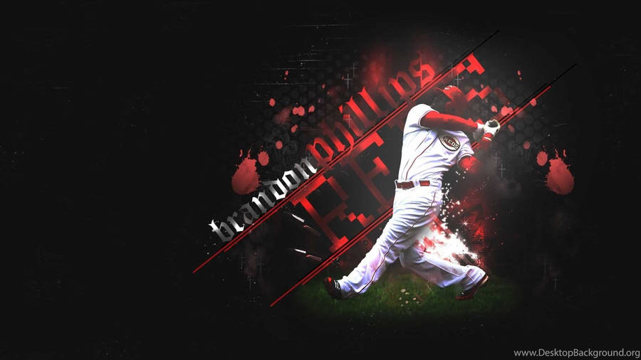 Brandon Phillips Of Cincinnati Reds Wallpaper