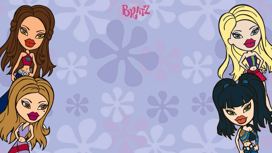 Bratz Aesthetic Cartoon Wallpaper