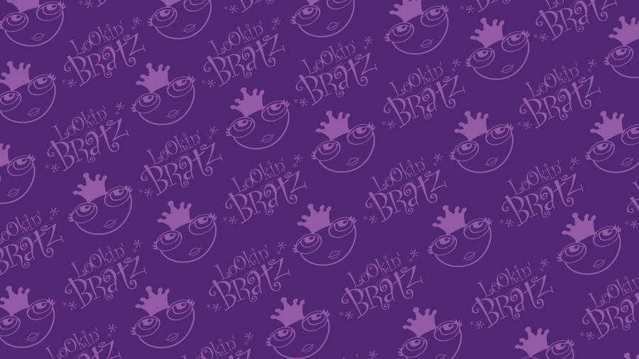 Bratz Aesthetic Purple Pattern Wallpaper