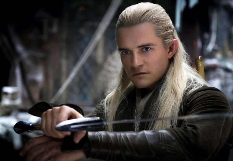 Brave And Agile Warrior: Legolas Wallpaper