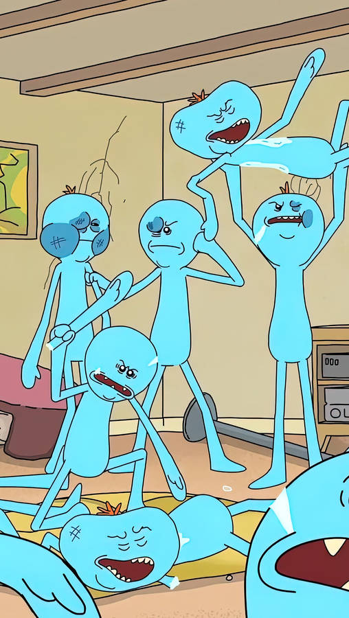 Brawl Of Mr Meeseeks Wallpaper