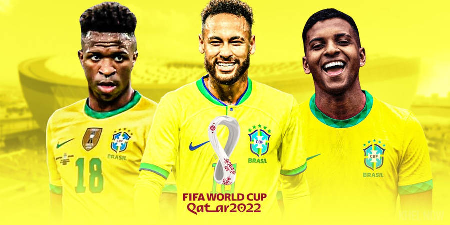 Brazil National Football Team Fifa World Cup 2022 Wallpaper