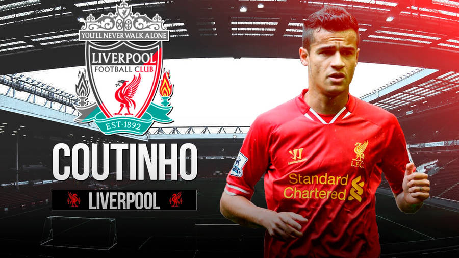 Brazilian Footballer Philippe Coutinho Wallpaper