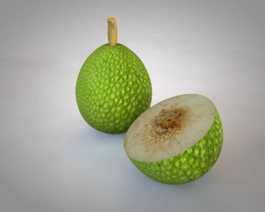 Breadfruit With Half Slice Wallpaper