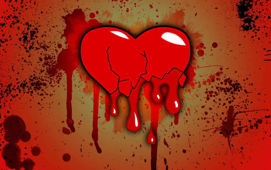 Break Up Bleeding Heart Wallpaper