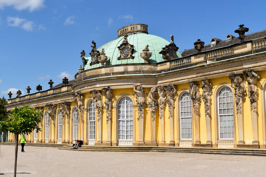 Breath-taking View Of Sanssouci Palace, Potsdam Wallpaper