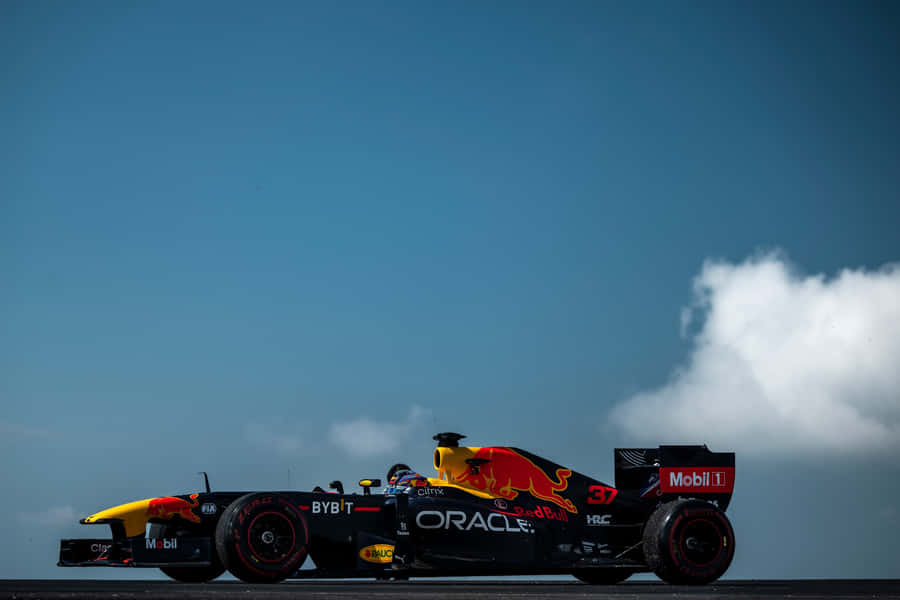 Breathtaking Action At The Formula 1 Race Wallpaper