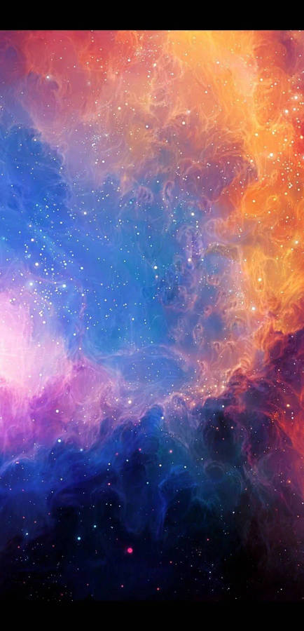 Breathtaking View Of A Rainbow Galaxy Wallpaper