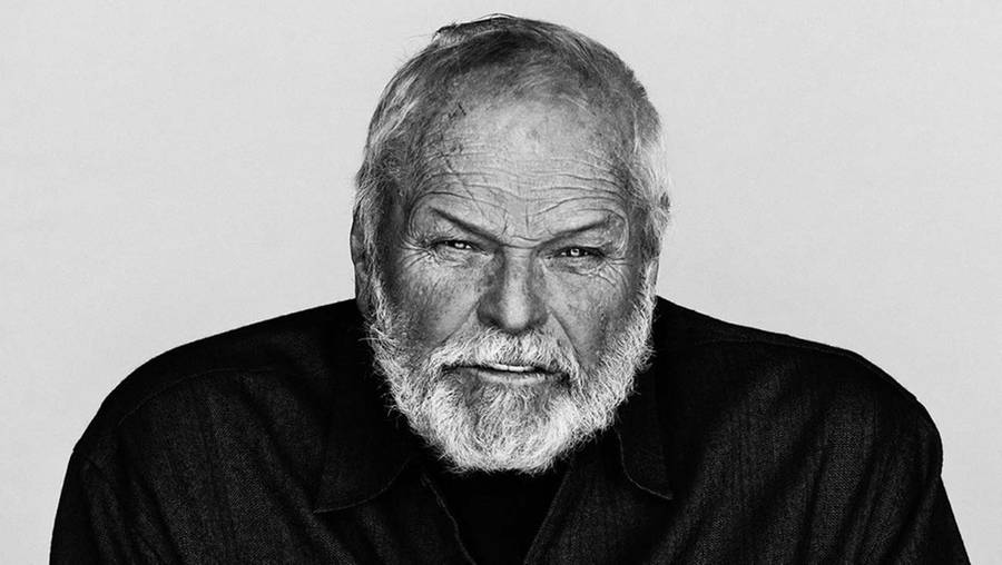 Brian Dennehy Black And White Desktop Wallpaper