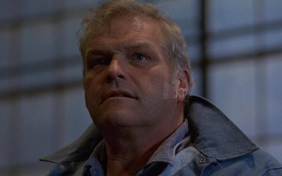 Brian Dennehy Looking Up Gray Jacket Wallpaper