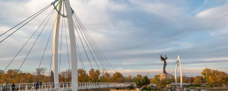 Bridge In Wichita Wallpaper