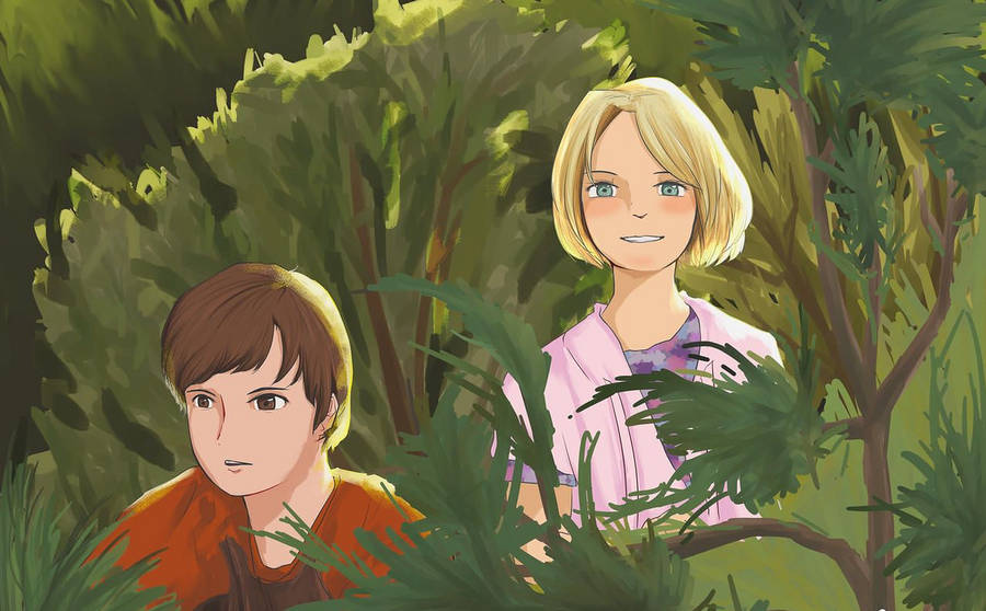 Bridge To Terabithia Digital Drawing Wallpaper