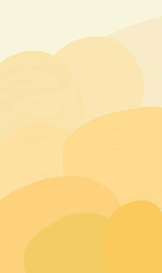 Bright And Warm Aesthetic Of A Golden Yellow Sun Wallpaper