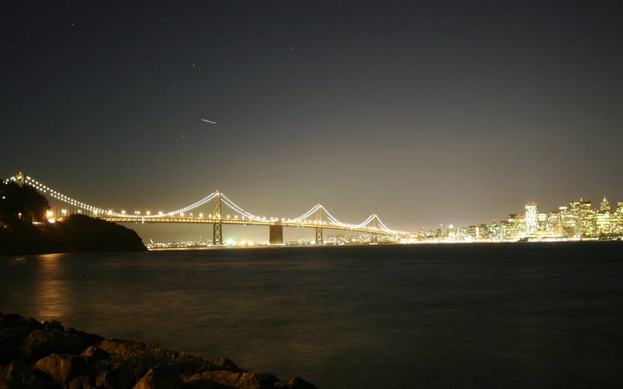 Bright City Skyline San Francisco Photograph Wallpaper