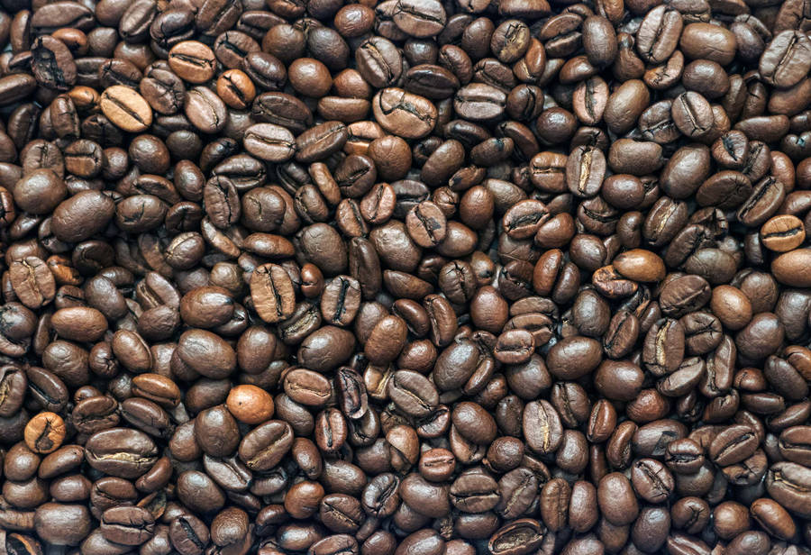 Bright Coffee Beans Wallpaper