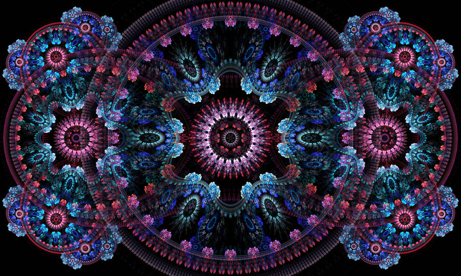 Bright Colorful Pattern Wallpaper