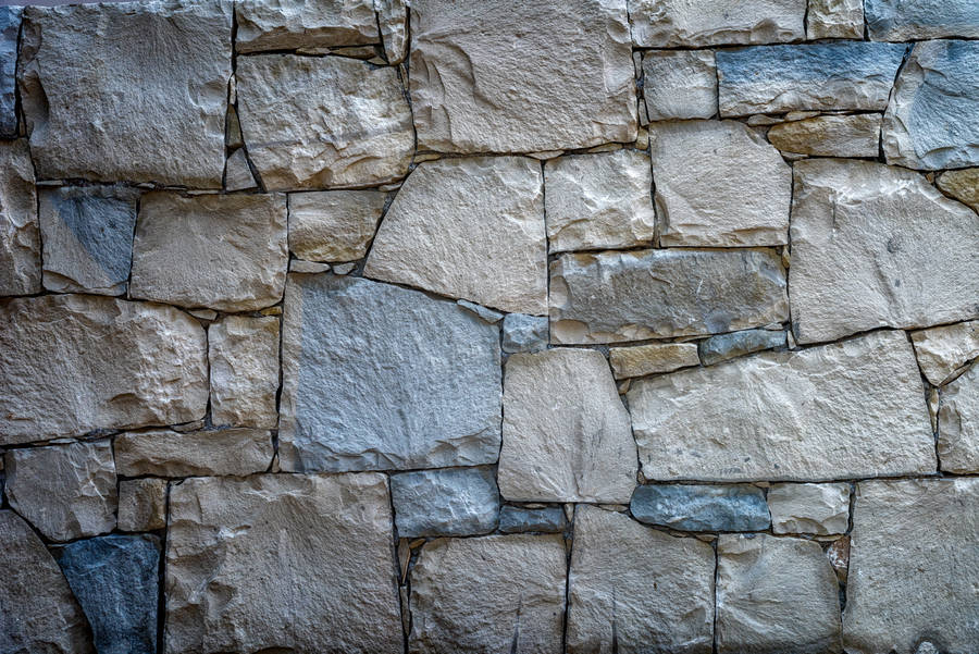 Bright Stone Wall Wallpaper