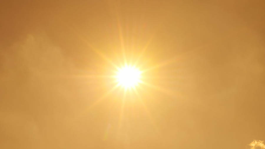 Bright Sun Heat Wallpaper