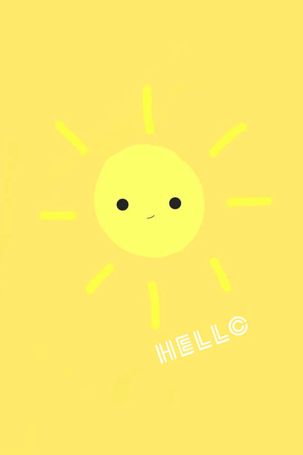 Brighten Up Your Day With A Cute Sun Wallpaper