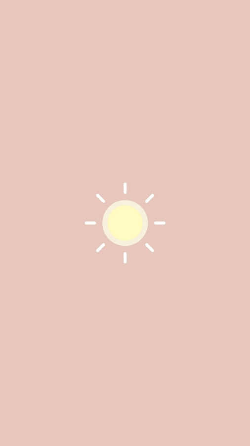 Brighten Up Your Day With This Cute Sun Wallpaper