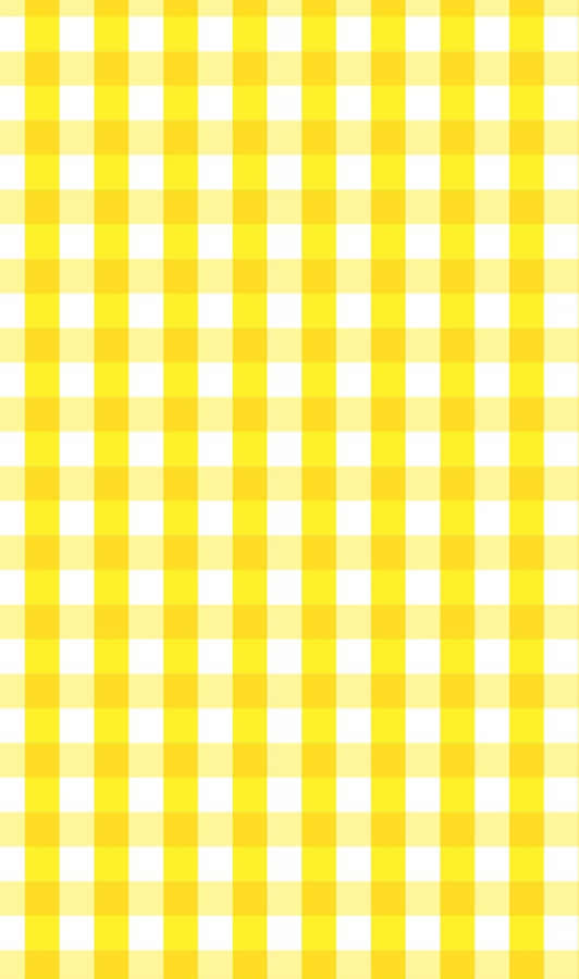 Brighten Up Your Space With Cheerful Aesthetic Yellow Plaid Wallpaper Wallpaper