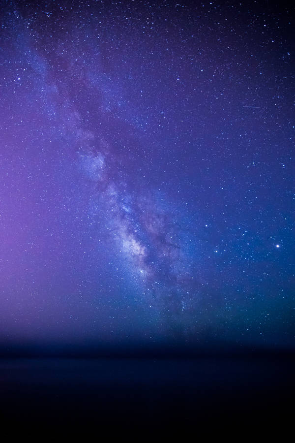 Brilliant Stars At Night In Milky Way Wallpaper