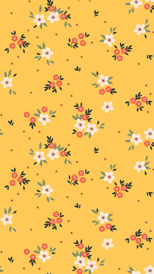 Bringing A Cheerful Touch To Your Day With This Cute Yellow Aesthetic. Wallpaper