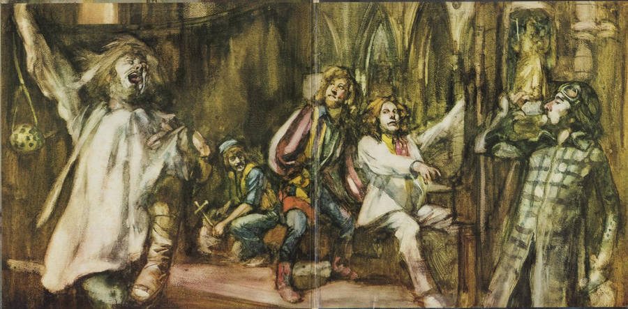 British Band Jethro Tull Aqualung Album Cover Wallpaper