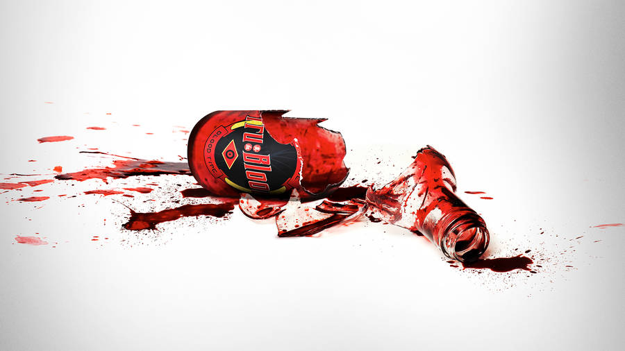 Broken Bottle Of True Blood Wallpaper