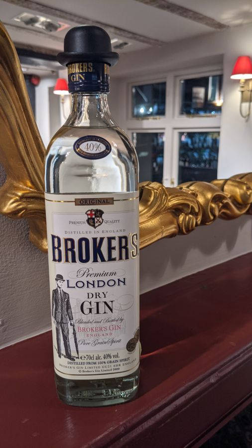 Brokers Gin Wall Mirror Wallpaper