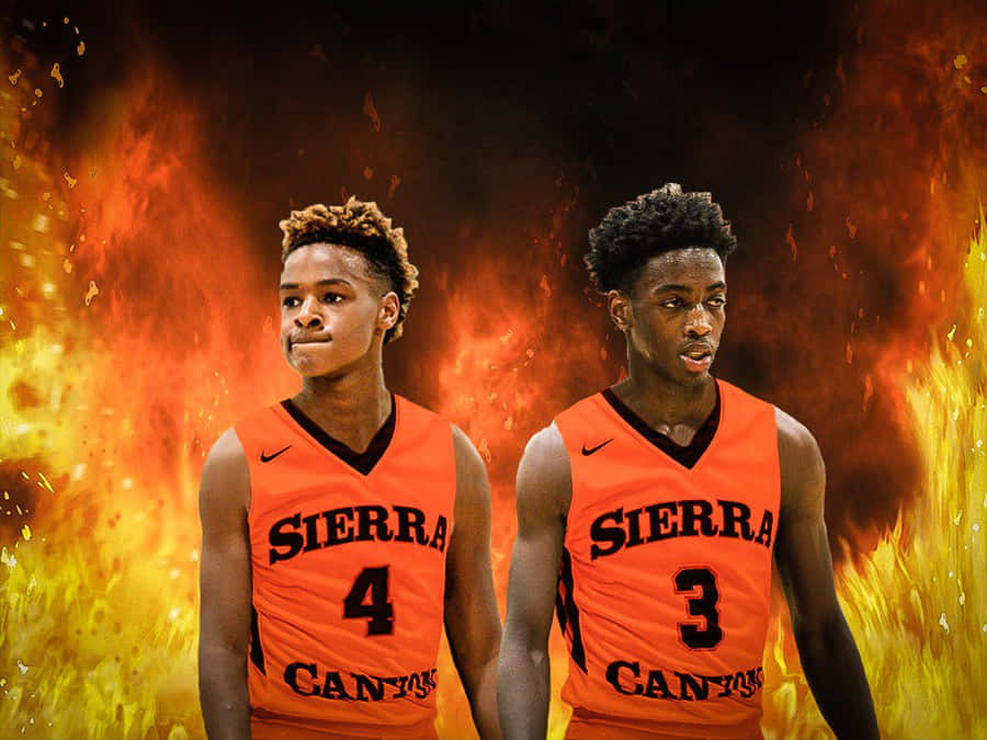 Bronny James And Zaire Wade Wallpaper