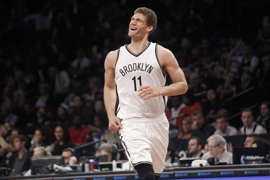 Brook Lopez Happy Look Wallpaper