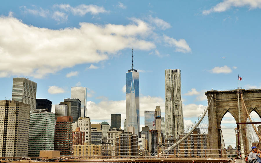 Brooklyn Bridge And New York City Wallpaper