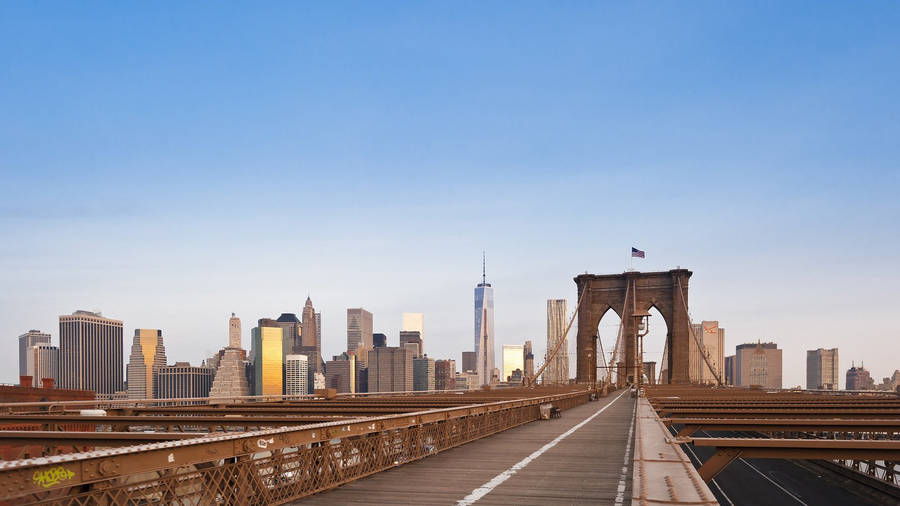 Brooklyn Bridge Full Hd 1600x900 Wallpaper