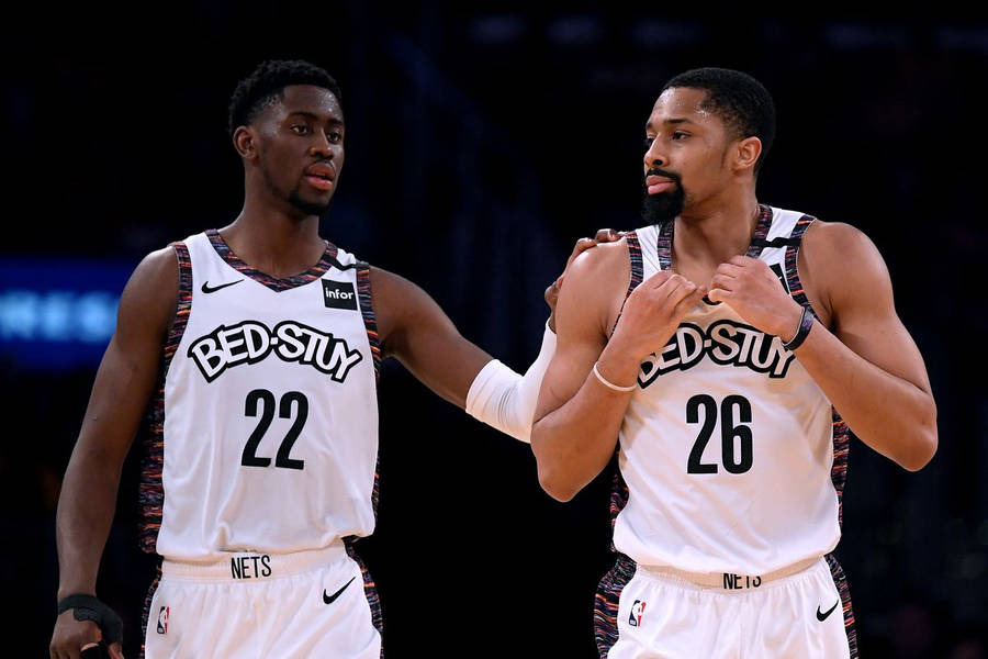 Brooklyn Caris Levert And Spencer Dinwiddie Wallpaper