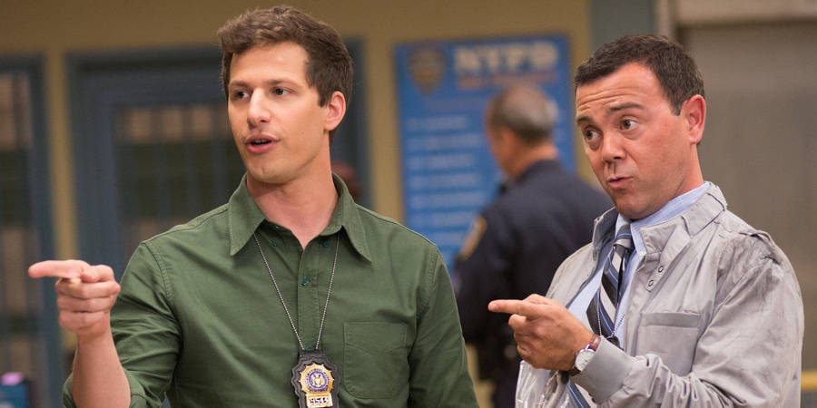 Brooklyn Nine Nine Jake And Charles Wallpaper