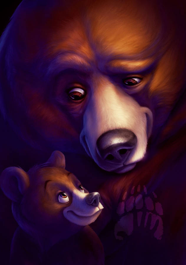 Brother Bear Kenai And Koda Textless Wallpaper