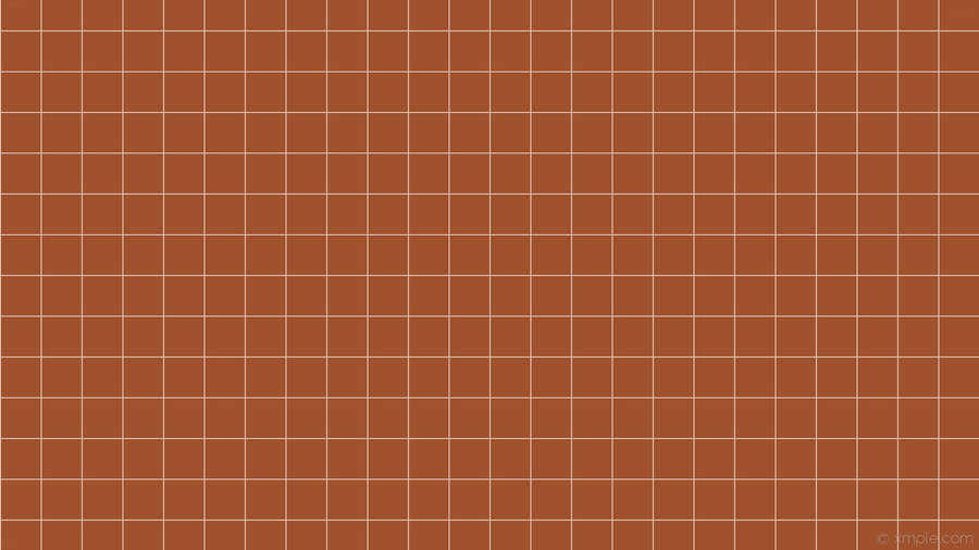 Brown Aesthetic Grid Lines Wallpaper