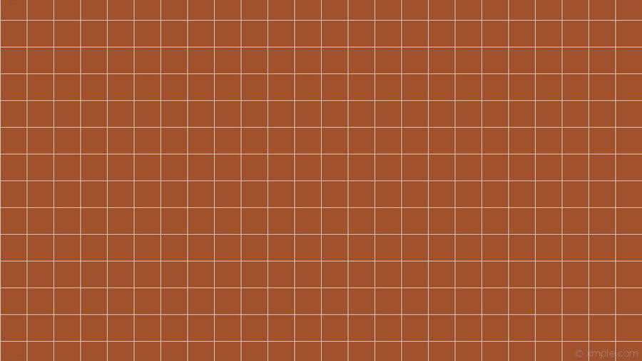 Brown And White Grid Aesthetic Wallpaper